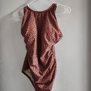 Polka Dot One-Piece Swimsuit